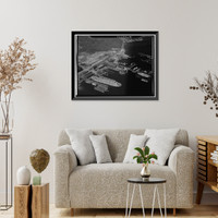 Historic Framed Print, Thames Tow Boat Company, New London, New London County, CT - 87,  17-7/8" x 21-7/8"