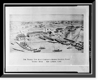 Thames Tow Boat Company, New London, New London County, CT - 91, Vintage Print