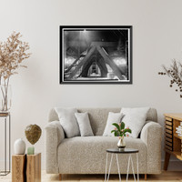 Historic Framed Print, New London Railroad Station, State Street Vicinity, New London, New London County, CT - 6,  17-7/8" x 21-7/8"