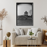 Historic Framed Print, Captain Nathaniel Shaw Mansion, 11 Blinman Street, New London, New London County, CT,  17-7/8" x 21-7/8"