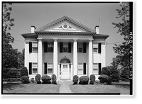 Woodhull House, 167 Broadway, Norwich, New London County, CT, Antique Poster