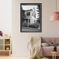 Eliza Huntington Memorial Home, 99 Washington Street, Norwich, New London County, CT, Vintage Poster