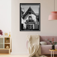 Colonel Converse House, 185 Washington Street, Norwich, New London County, CT - 6, Antique Poster