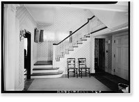 Colonel Converse House, 185 Washington Street, Norwich, New London County, CT - 7, Vintage Print