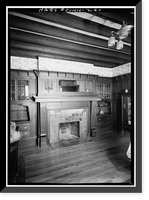 Colonel Converse House, 185 Washington Street, Norwich, New London County, CT - 9, Antique Print