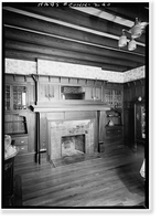 Colonel Converse House, 185 Washington Street, Norwich, New London County, CT - 9, Antique Print