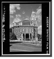 Norwich City Hall, Union Square, Norwich, New London County, CT - 2, Antique Poster
