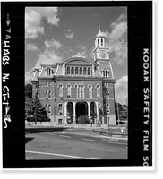 Norwich City Hall, Union Square, Norwich, New London County, CT - 2, Antique Poster