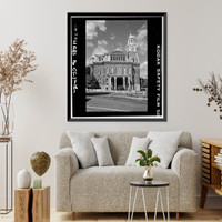Norwich City Hall, Union Square, Norwich, New London County, CT - 2, Antique Poster