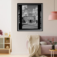 Norwich City Hall, Union Square, Norwich, New London County, CT - 2, Antique Poster