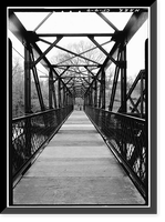 Indian Leap Pedestrian Bridge, Norwich, New London County, CT - 4, Historic Reproduction