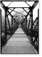 Indian Leap Pedestrian Bridge, Norwich, New London County, CT - 4, Historic Reproduction