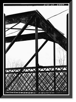 Indian Leap Pedestrian Bridge, Norwich, New London County, CT - 7, Vintage Poster