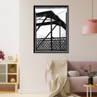 Indian Leap Pedestrian Bridge, Norwich, New London County, CT - 7, Vintage Poster