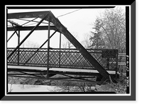 Indian Leap Pedestrian Bridge, Norwich, New London County, CT - 8, Antique Poster