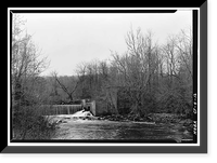 Indian Leap Pedestrian Bridge, Norwich, New London County, CT - 12, Antique Poster