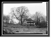 Indian Leap Pedestrian Bridge, Norwich, New London County, CT - 13, Historic Print