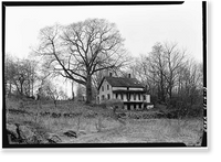 Indian Leap Pedestrian Bridge, Norwich, New London County, CT - 13, Historic Print