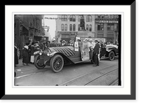 Historic Framed Print, Housewives' League car,  17-7/8" x 21-7/8"