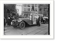 Historic Framed Print, Housewives' League car,  17-7/8" x 21-7/8"