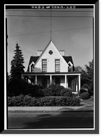 Ely House, 231 Broadway, Norwich, New London County, CT, Vintage Print