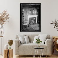 Captain Richard Charlton Cottage, 12 Mediterranean Lane, Norwichtown, New London County, CT - 7, Vintage Print
