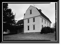 Historic Framed Print, Bradford-Huntington House, 16 Huntingtown Lane, Norwichtown, New London County, CT - 4,  17-7/8" x 21-7/8"