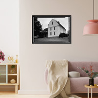Historic Framed Print, Bradford-Huntington House, 16 Huntingtown Lane, Norwichtown, New London County, CT - 4,  17-7/8" x 21-7/8"