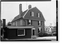 Gardner Carpenter House, 55 East Town Street, Norwichtown, New London County, CT - 3, Antique Print
