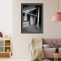 Captain Thomas Noyes House, Old Pequot Trail, Pawcatuck, New London County, CT - 8, Vintage Wall Art