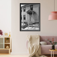 Main Street (House, Front entrance), North Stonington, New London County, CT, Vintage Print