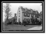 Colonel Henry Champion House, Colchester, New London County, CT - 2, Antique Print