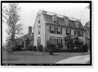 Colonel Henry Champion House, Colchester, New London County, CT - 2, Antique Print