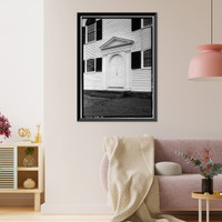 Historic Framed Print, Trinity Episcopal Church, Brooklyn, Windham County, CT - 2,  17-7/8" x 21-7/8"