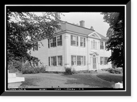 Historic Framed Print, Elisha Payne House, Canterbury, Windham County, CT,  17-7/8" x 21-7/8"