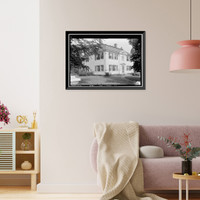 Historic Framed Print, Elisha Payne House, Canterbury, Windham County, CT,  17-7/8" x 21-7/8"