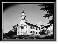 Historic Framed Print, First Congregational Church, Canterbury, Windham County, CT,  17-7/8" x 21-7/8"