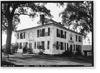 David Kinney House, Black Hill Road, Canterbury, Windham County, CT, Antique Print