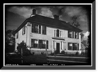 Historic Framed Print, Cleveland House, Bradford Hill, Plainfield, Windham County, CT,  17-7/8" x 21-7/8"