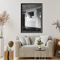 Historic Framed Print, Cleveland House, Bradford Hill, Plainfield, Windham County, CT - 3,  17-7/8" x 21-7/8"