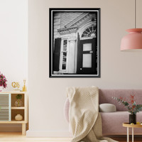 Historic Framed Print, A. J. Gallup House, Sterling, Windham County, CT - 5,  17-7/8" x 21-7/8"