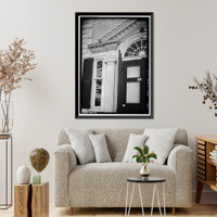 Historic Framed Print, A. J. Gallup House, Sterling, Windham County, CT - 5,  17-7/8" x 21-7/8"