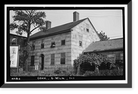 Stone House, Willimantic, Windham County, CT, Antique Poster