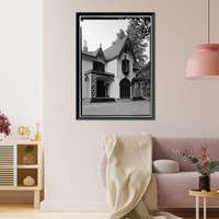 Historic Framed Print, Bowen House, Woodstock, Windham County, CT - 6,  17-7/8" x 21-7/8"