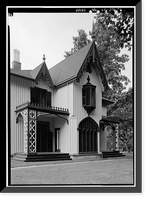 Historic Framed Print, Bowen House, Woodstock, Windham County, CT - 6,  17-7/8" x 21-7/8"