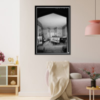 Historic Framed Print, Bowen House, Woodstock, Windham County, CT - 19,  17-7/8" x 21-7/8"