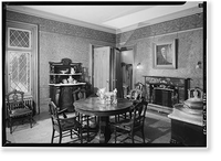 Historic Framed Print, Bowen House, Woodstock, Windham County, CT - 23,  17-7/8" x 21-7/8"