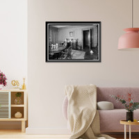 Historic Framed Print, Bowen House, Woodstock, Windham County, CT - 25,  17-7/8" x 21-7/8"