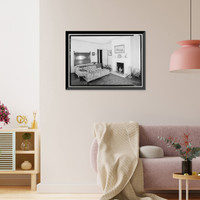 Historic Framed Print, Bowen House, Woodstock, Windham County, CT - 36,  17-7/8" x 21-7/8"