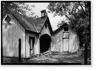 Historic Framed Print, Bowen House, Woodstock, Windham County, CT - 53,  17-7/8" x 21-7/8"